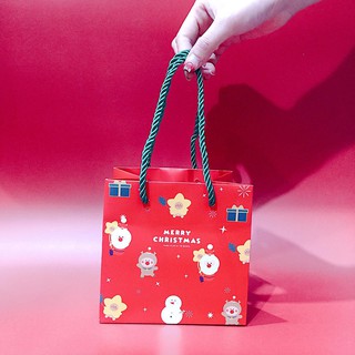 Bao túi quà noel ngôi sao vàng
