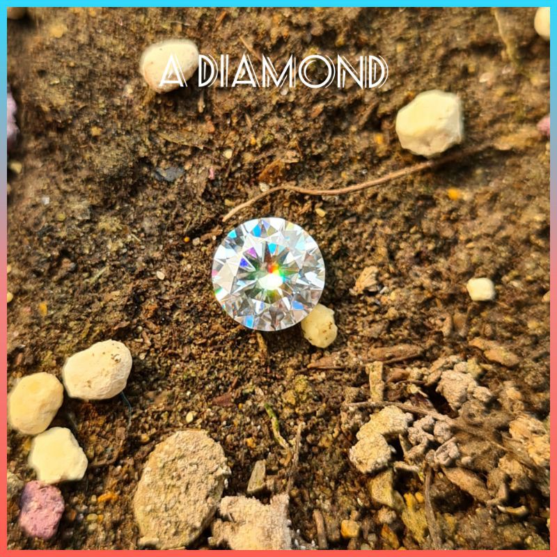 Moissanite (10 - 15 li) viên TO ĐẸP, RỰC LỬA. Kim cương nhân tạo cao cấp Mỹ, Nước D, kiểm định đầy đủ, tra khai sinh