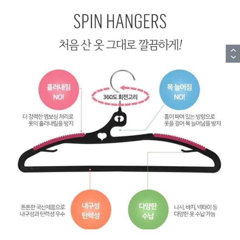 Mắc áo dẻo 360 độ made in Korea