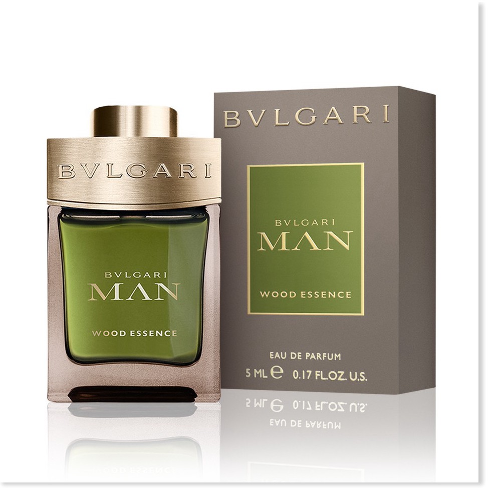 [Mã chiết khấu giảm giá mỹ phẩm chính hãng] Nước Hoa Mini Bvlgari Man Wood Essence EDP 5ml