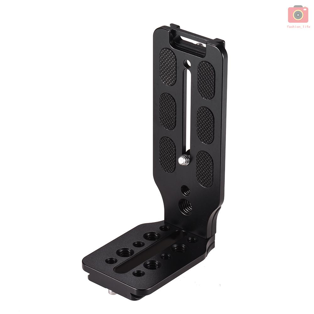 Tấm gắn máy ảnh hình chữ L bằng hợp kim nhôm kèm ốc vít 1/4 cho Canon Nikon Sony DSLR Zhiyun Crane 2/3 Moza AIR Feiyu 0 AK2000 AK4000 AK4000 | BigBuy360 - bigbuy360.vn