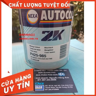 P425-985 Sơn gốc màu bạc nhuyễn sáng hãng Nexa Autocolor lon 1 Lít SONQUANGPHU422