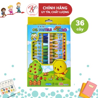 Hộp màu dầu con gà  36 cây của Đông A