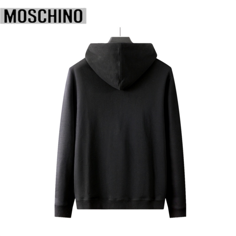 Moschin Áo hoodie In logo Tai Thỏ Và Gấu Thắt Nơ Sáng Tạo Thoải Mái Thời Trang Xuân Thu