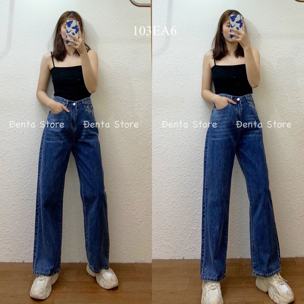 Quần Jeans NB MN 8971,xuông,trần gấu cạp thường,vá 2 đường gần miệng túi chéo(ẢNH THẬT)-Đenta Store-103eda6