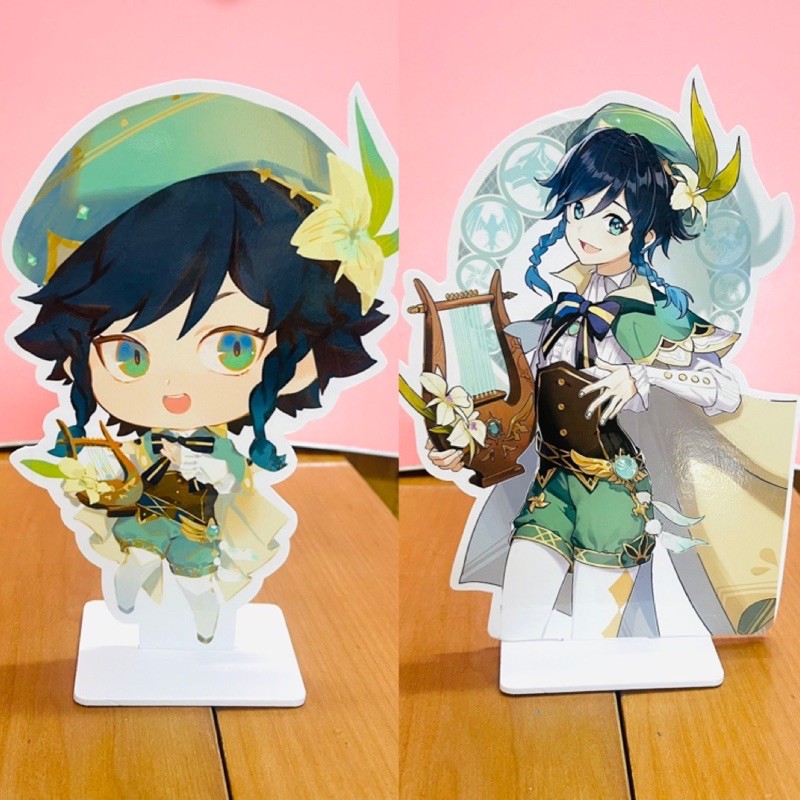 tượng Standee để bàn venti genshin impact /mô hình anime genshin impact venti