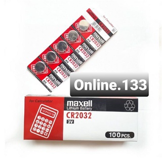 Pin 3v CR2032 Maxell (vỉ 5 viên)