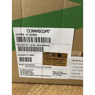 Cáp mạng cat6 Amp CommScope chính hãng P/N (1427254-6 ) giá bao vat