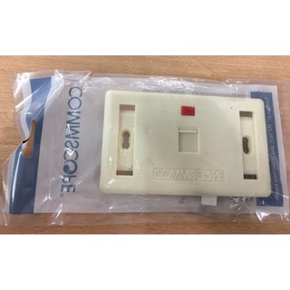 Mặt mạng Wallplate âm tường, mặt oulet 1 cổng amp/commscope