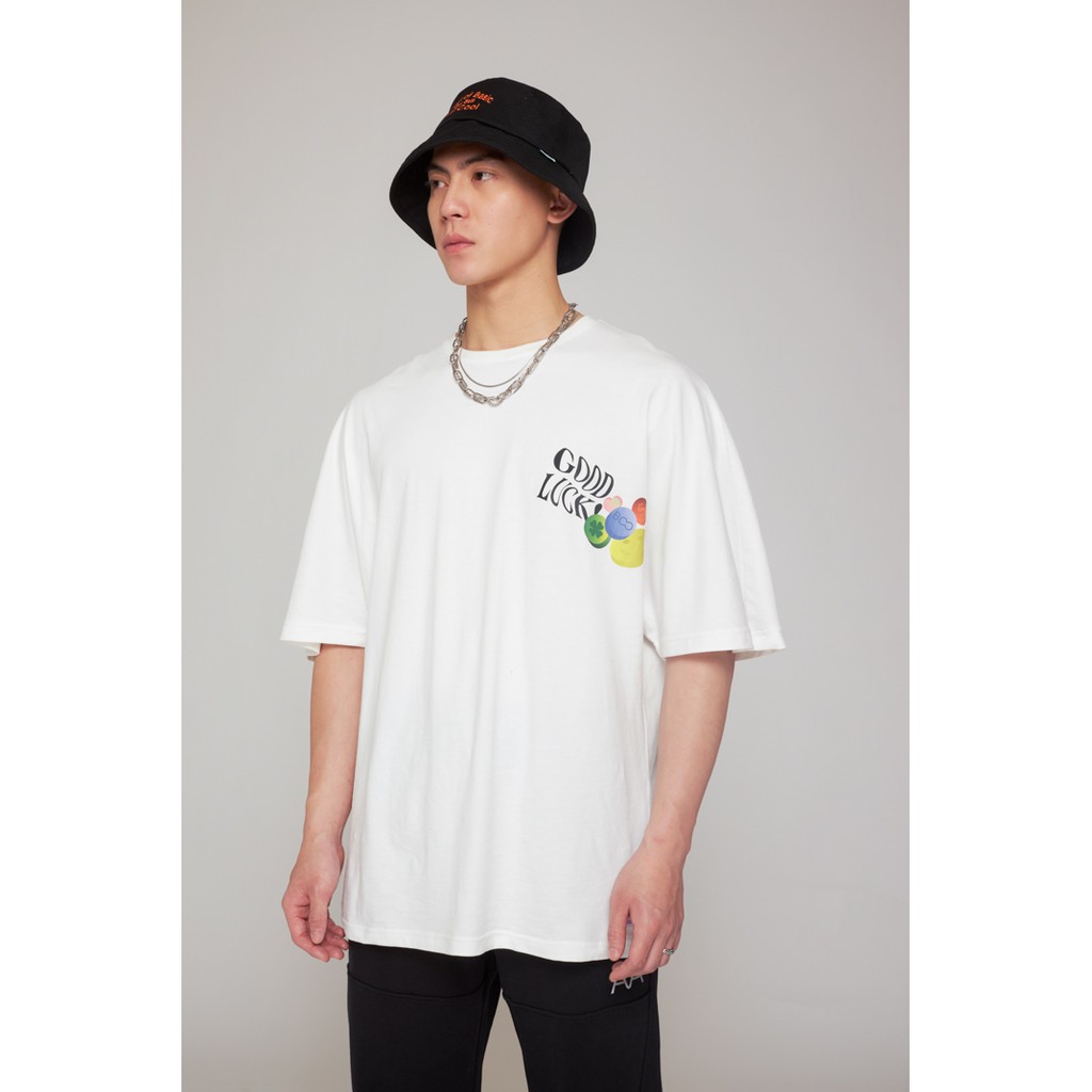 Áo Thun BOO Nam Nữ Oversized 100%Cotton Dáng Rộng In Hình Y2K ThuocLuck