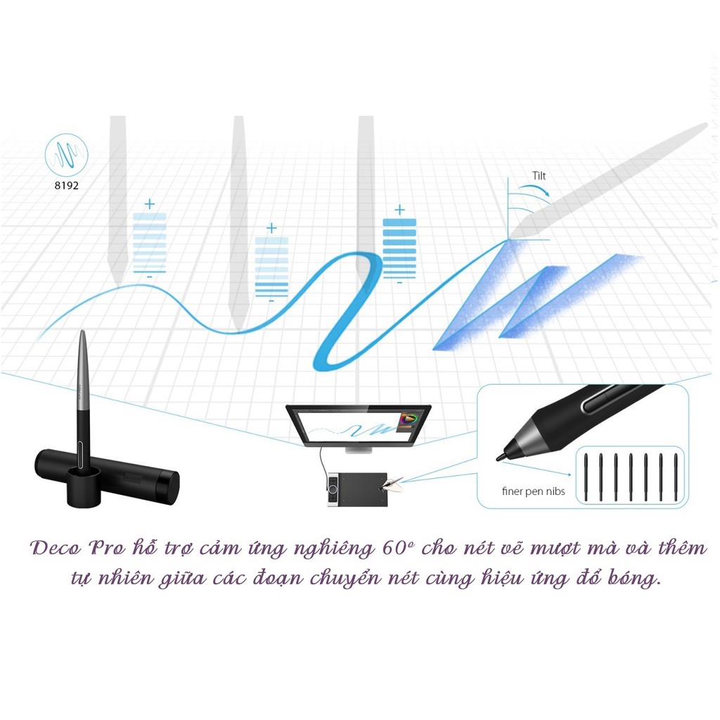 Bảng Vẽ Điện Tử XP-Pen Deco Pro Medium 11x6inch 8192 Lực Nhấn, 2 Dial, Hỗ Trợ Android - Chính Hãng