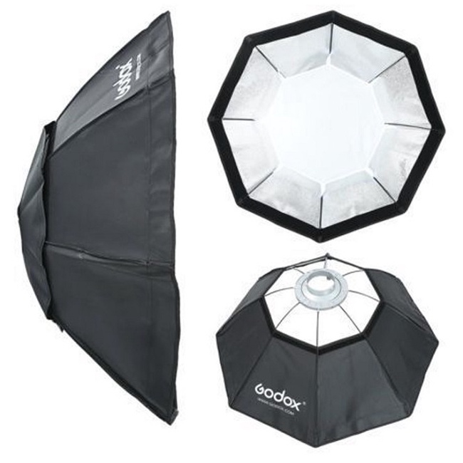 [Mã 154ELSALE2 giảm 7% đơn 300K] Softbox tản sáng bát giác hãng Godox 95cm, 120cm, 140cm (Không kèm tổ ong)