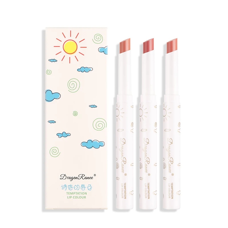 Set 3 Son Môi Chất Nhung Lì Lâu Trôi Chống Thấm Nước Dưỡng Ẩm