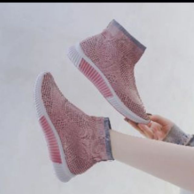 Giày cổ chun, boot len cao cổ hít hót cực mềm êm chân | BigBuy360 - bigbuy360.vn