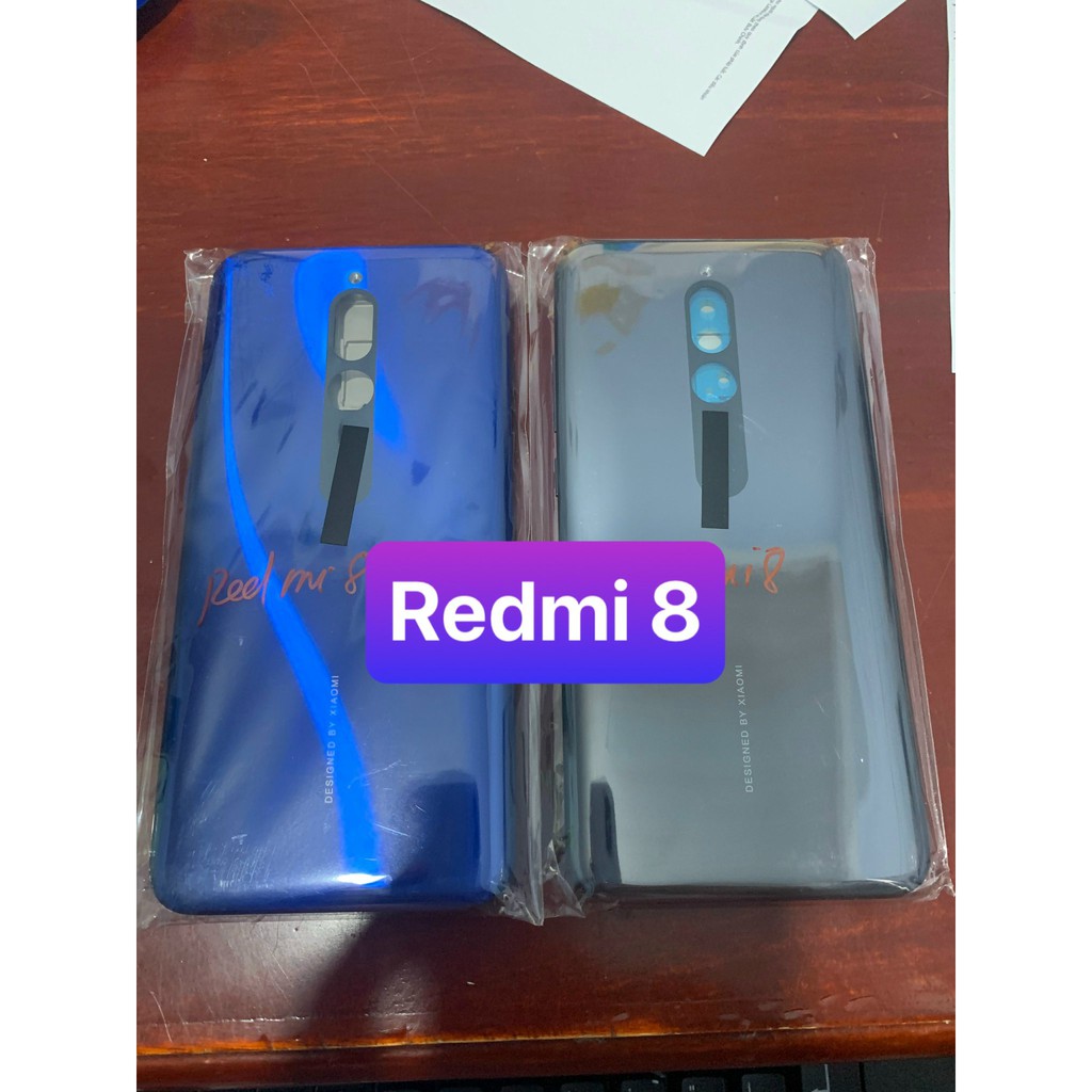 bộ vỏ xiaomi Redmi 8 loại zin đẹp đắt - gồm lưng,sườn,phím