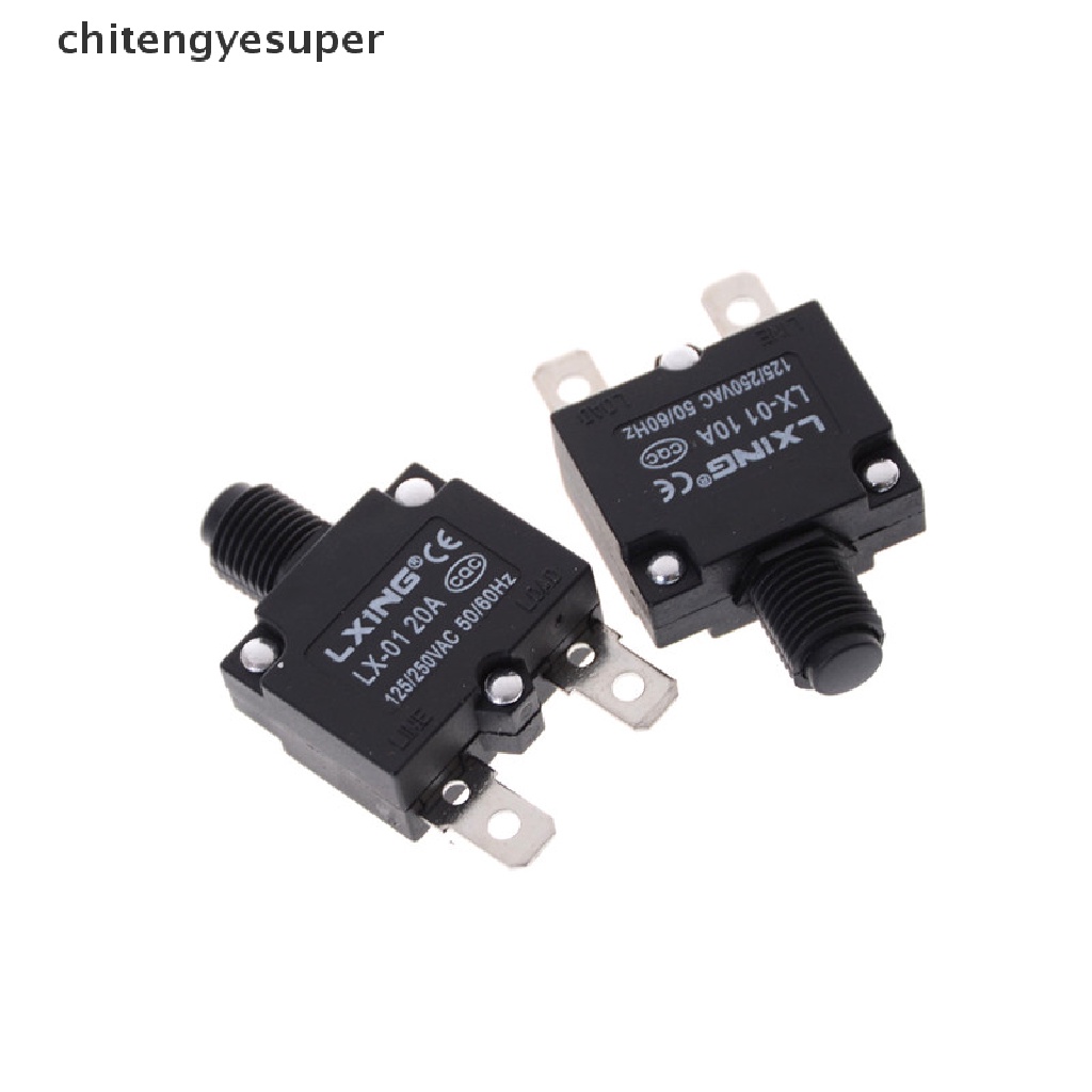 Chitengyesuper 1pc thermal switch circuit breaker overload protector overload switch  CGS