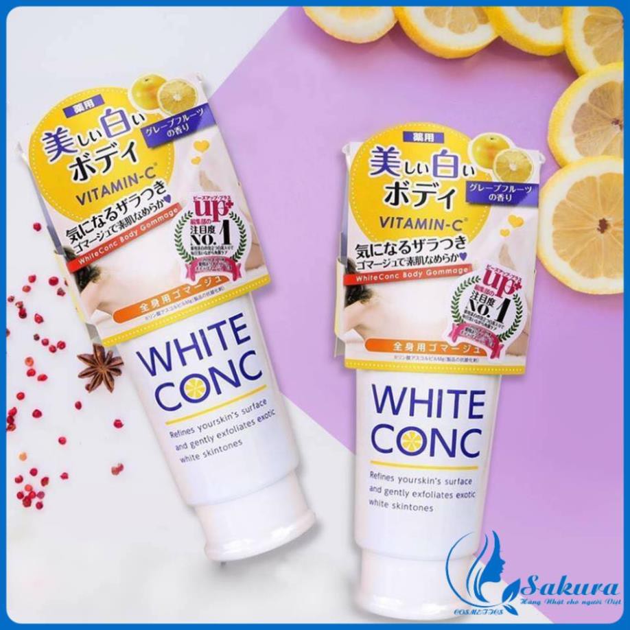 [ HÀNG AUTH] Tẩy tế bào chết dưỡng trắng White Conc Vitamin C 180g