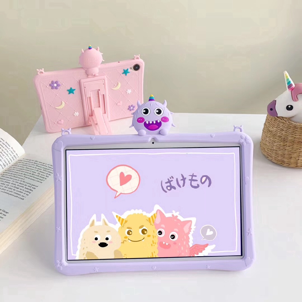 Ốp bảo vệ máy tính bảng bằng silicon thiết kế hình dạng hoạt hình dễ thương cho iPad pro 12.9 inch 2020 2018 2017 2015 case | BigBuy360 - bigbuy360.vn
