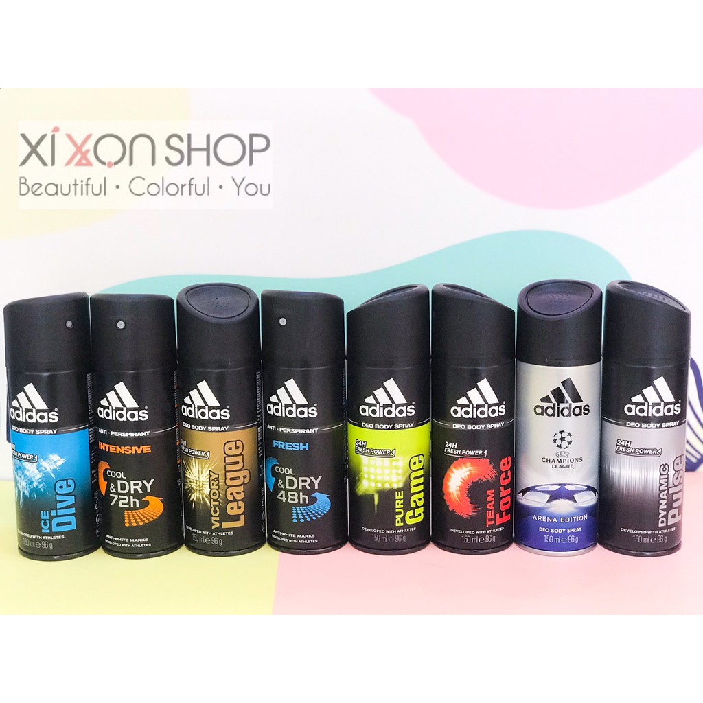 XỊT KHỬ MÙI ADIDAS CHO NAM 150ML