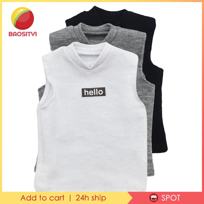 Áo tank top nam tỷ lệ 1/6 dành cho búp bê 12 inch
