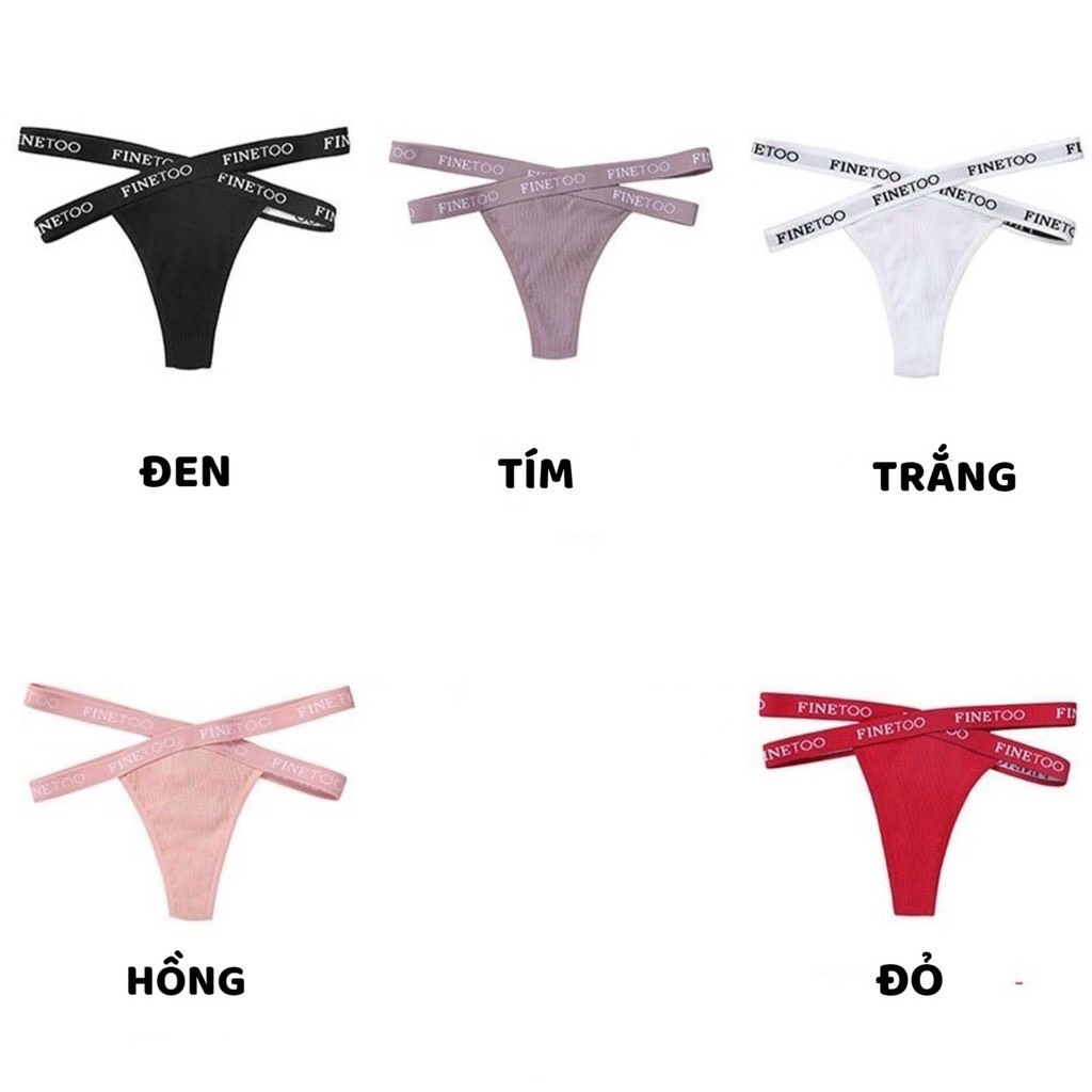 Quần Lót Nữ - Quần Lót Nữ Cotton Lọt khe phối dây đan chéo gợi cảm quyến rũ DAN STORE MÃ D005