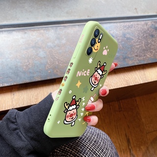 Ốp điện thoại chống sốc họa tiết giáng sinh cho OPPO Reno 6 5G 4G Reno 6z 5G Reno6 Pro 5G Reno6 Pro + 5G