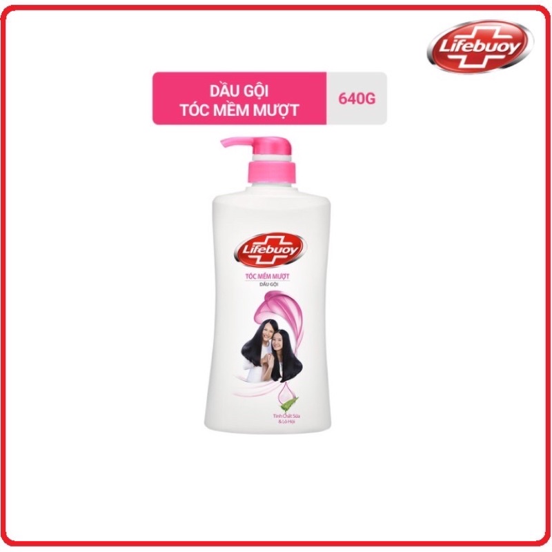Dầu gội Lifebouy mềm mượt, óng ả 640g