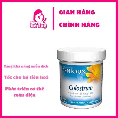 Sữa non Fenioux Colostrum Pháp cho bé hộp 200 viên