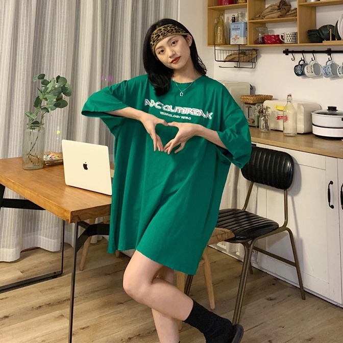 Áo thun tay lỡ KOMBOH phông Unisex nam nữ oversize form rộng 4 màu - A120