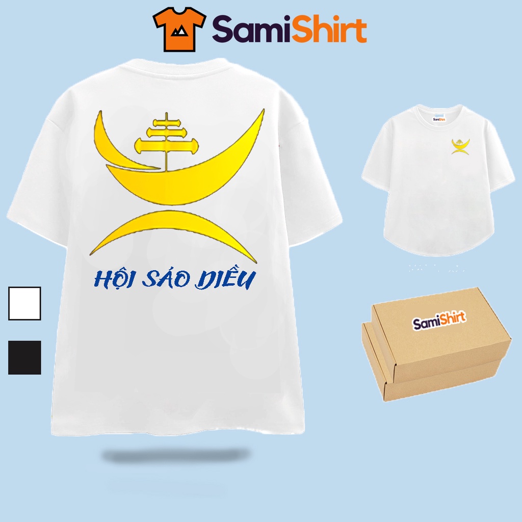 Áo Thun In Sáo Diều Chất Liệu Cotton Thoáng Mát Thấm Hút Mồ Hôi Form Tay Ngắn Đại Trà