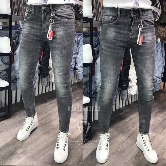 Jean dài cao cấp co dãn nhẹ chuẩn shop y hình
