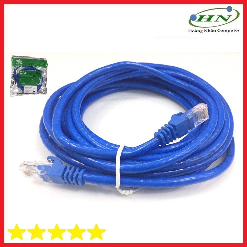 Cáp UTP CAT 6 AD-link 5 mét high speed màu xanh AD-6005B