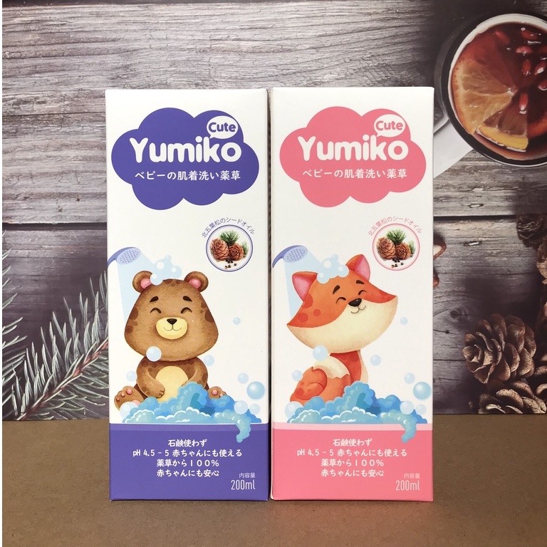 Tắm gội thảo dược cho bé Yumiko ( 200ml )