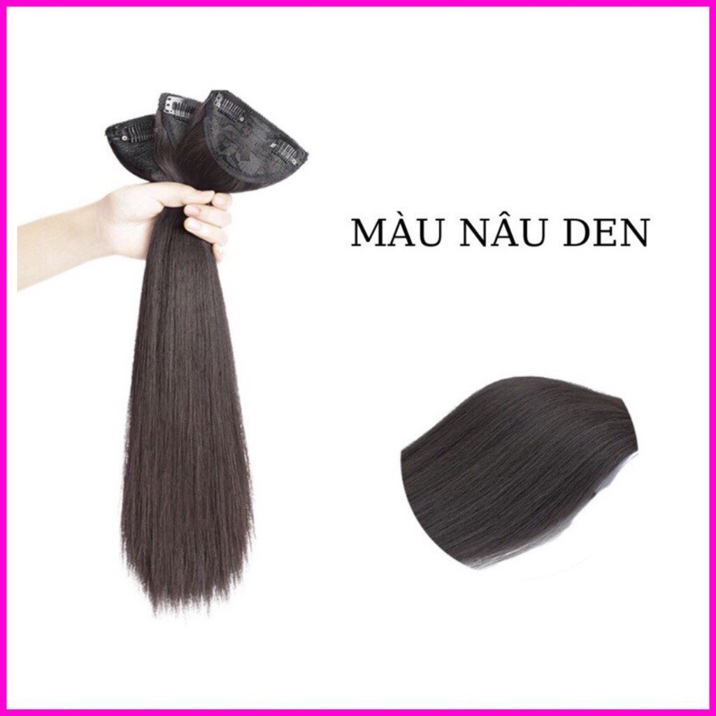 Set 3 kẹp dải thẳng dài hàng cao cấp giúp phồng và dày tóc