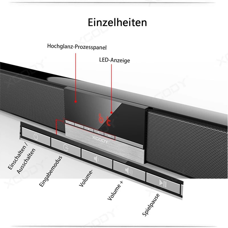 Loa soundbar tivi 3D âm thanh nổi kết nối không dây SR100 PLUS