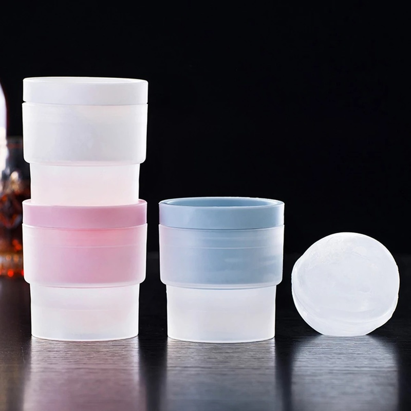 Khuôn Làm Đá Hình Cầu 3D 72 * 77mm Chất Lượng Cao