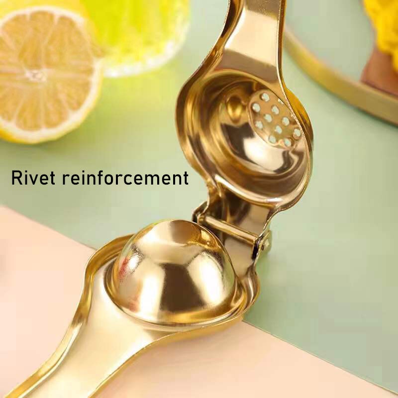 ONLY HOUSE  Dụng Cụ Kẹp Ép Nước Cam Chanh mini Bằng Tay Bằng Thép Không Gỉ Sử Dụng Tại Nhà