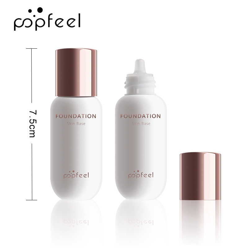 Kem Nền Dạng Lỏng Popfeel 30ml Kiềm Dầu Đổi Màu Độc Đáo