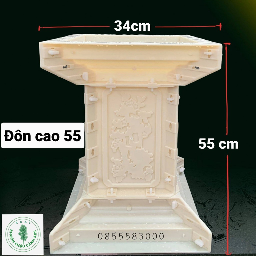 Khuôn đúc chân đôn cao 55 [Mới] khuôn nhựa ABS siều bên