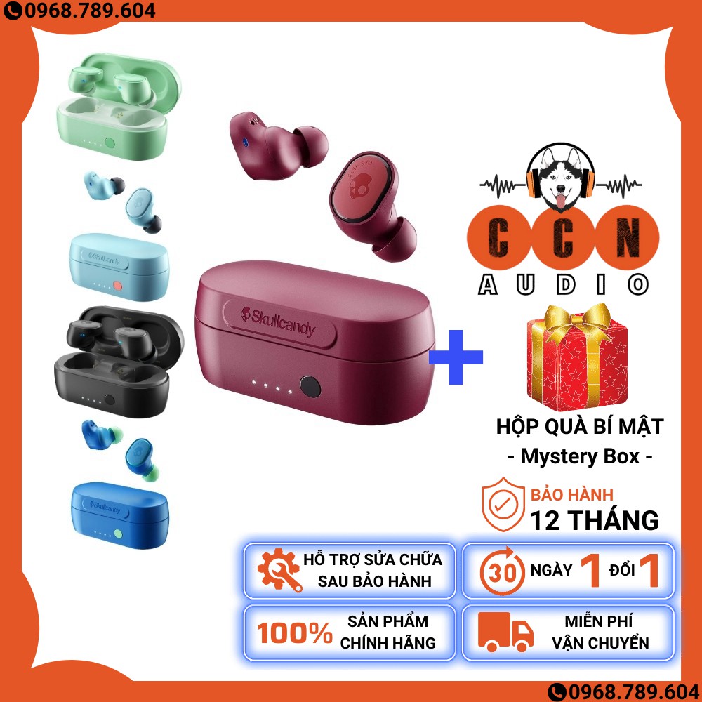 Tai nghe SKULLCANDY SESH EVO TRUEWIRELESS chính hãng - Mới 100%, Bảo hành 12 tháng