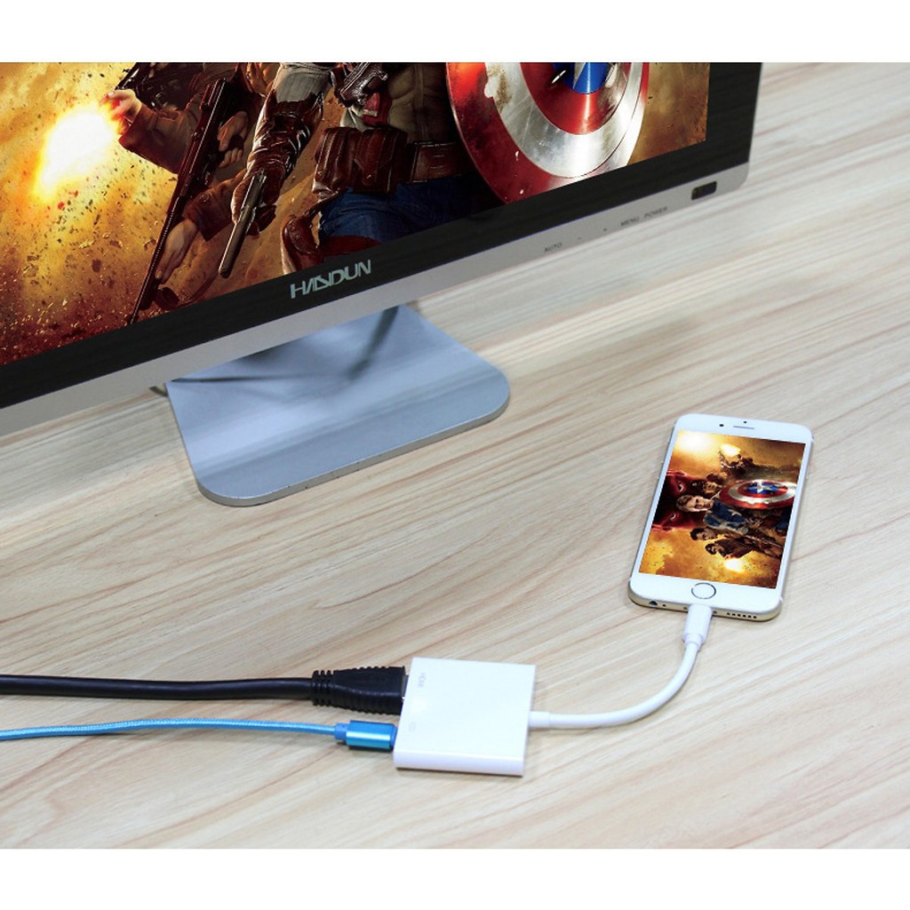 Cáp hdmi cho iphone lightning to HDMI cao cấp PCM-1602 - Hàng Nhập Khẩu