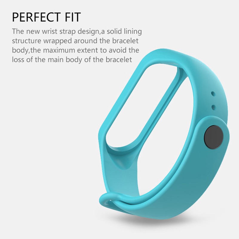 Xiaomi Mi Band 3 4 Strap Replacement Original Silicone Colorful Full Bracelet M3 M4 Wristband Smartwatch