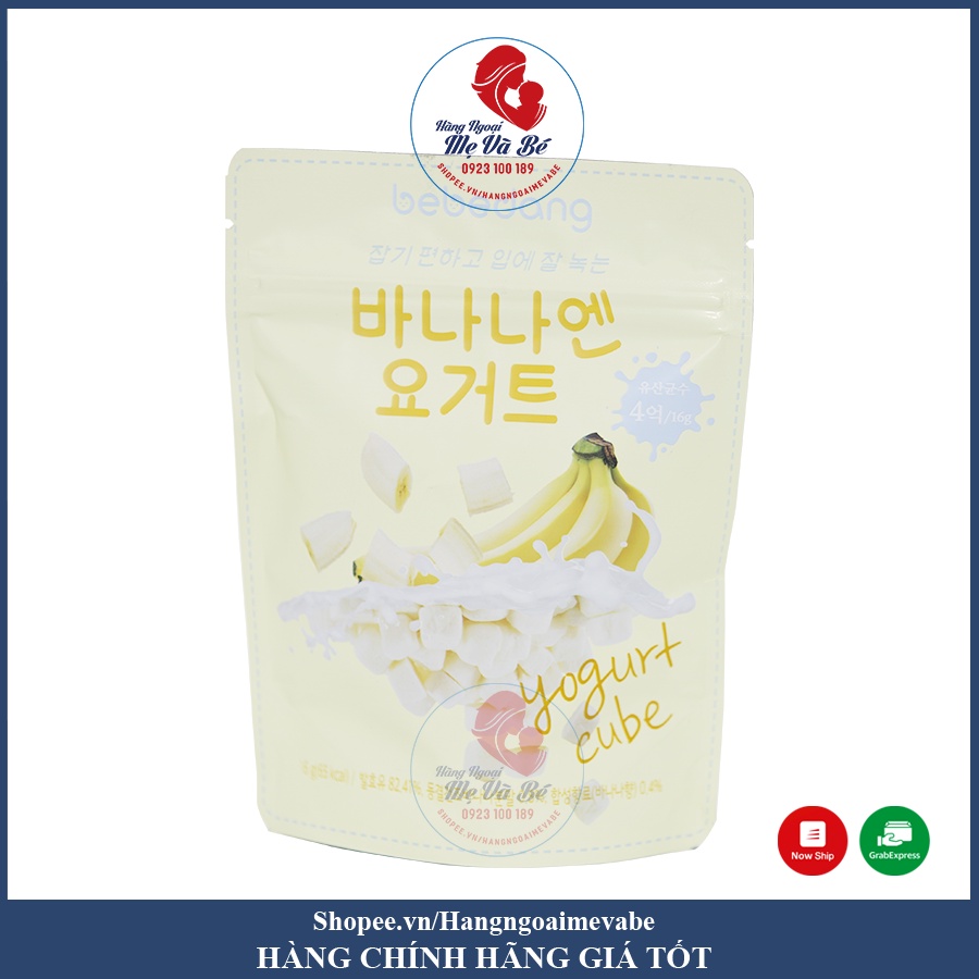 SỮA CHUA khô hoa quả sấy lạnh BEBEDANG Hàn Quốc cho bé