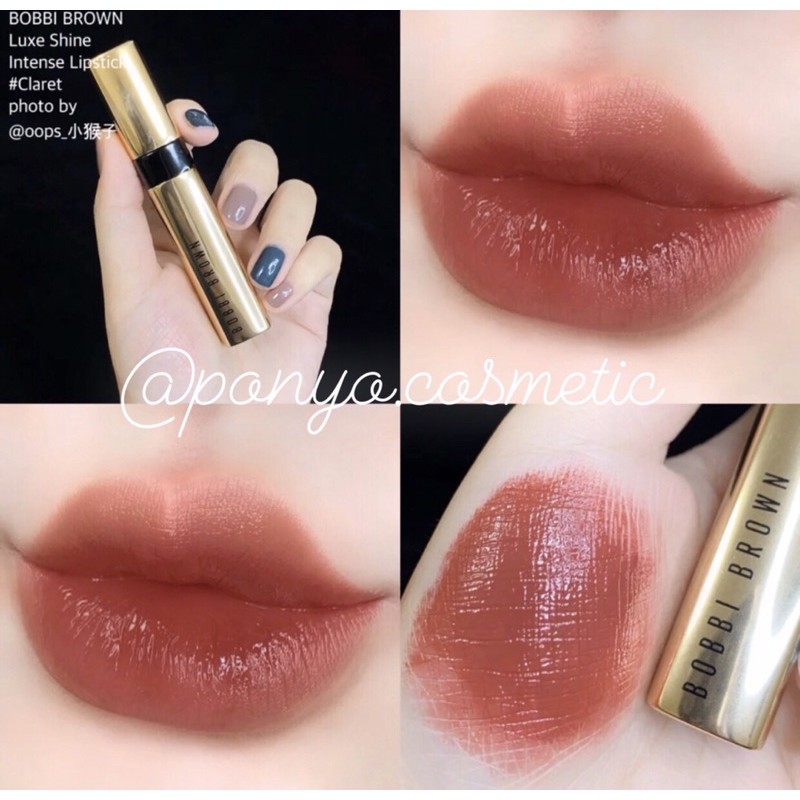 [ AUTH BILL MỸ 🇺🇸] Son Bobbi Brown Luxe Shine Intense Lipstick ( Màu Claret + Màu Bobbi Brown )