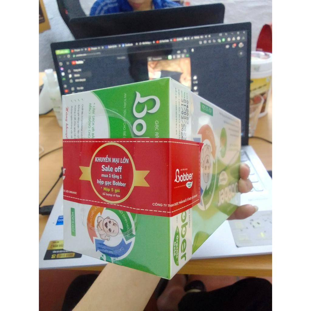 [Quà tặng] Hộp 5 gạc rơ lưỡi chăm sóc răng miệng cho bé