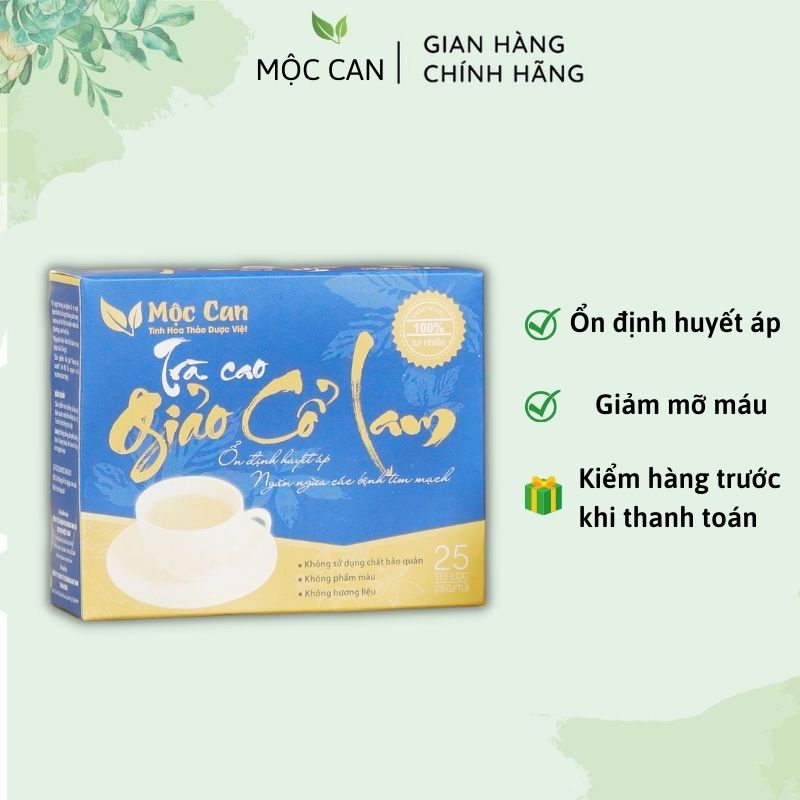 Trà Giảo Cổ Lam Túi Lọc Ổn Định Huyết Áp Ngăn Ngừa Các Bệnh Tim Mạch Hiệu Quả Hơn Với Thành Phần Cao Giảo Cổ Lam