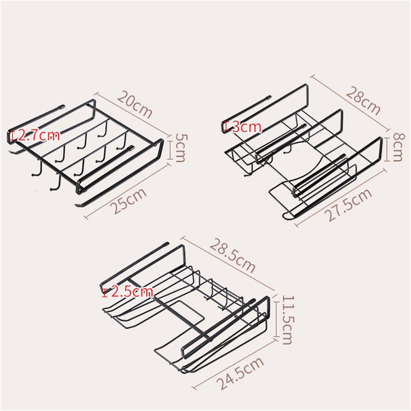 Kệ Treo JUJIAJIA Giữ Nắp Nồi/Thớt Thiết Kế Nhiều Tầng Bằng Sắt Tiết Kiệm Không Gian