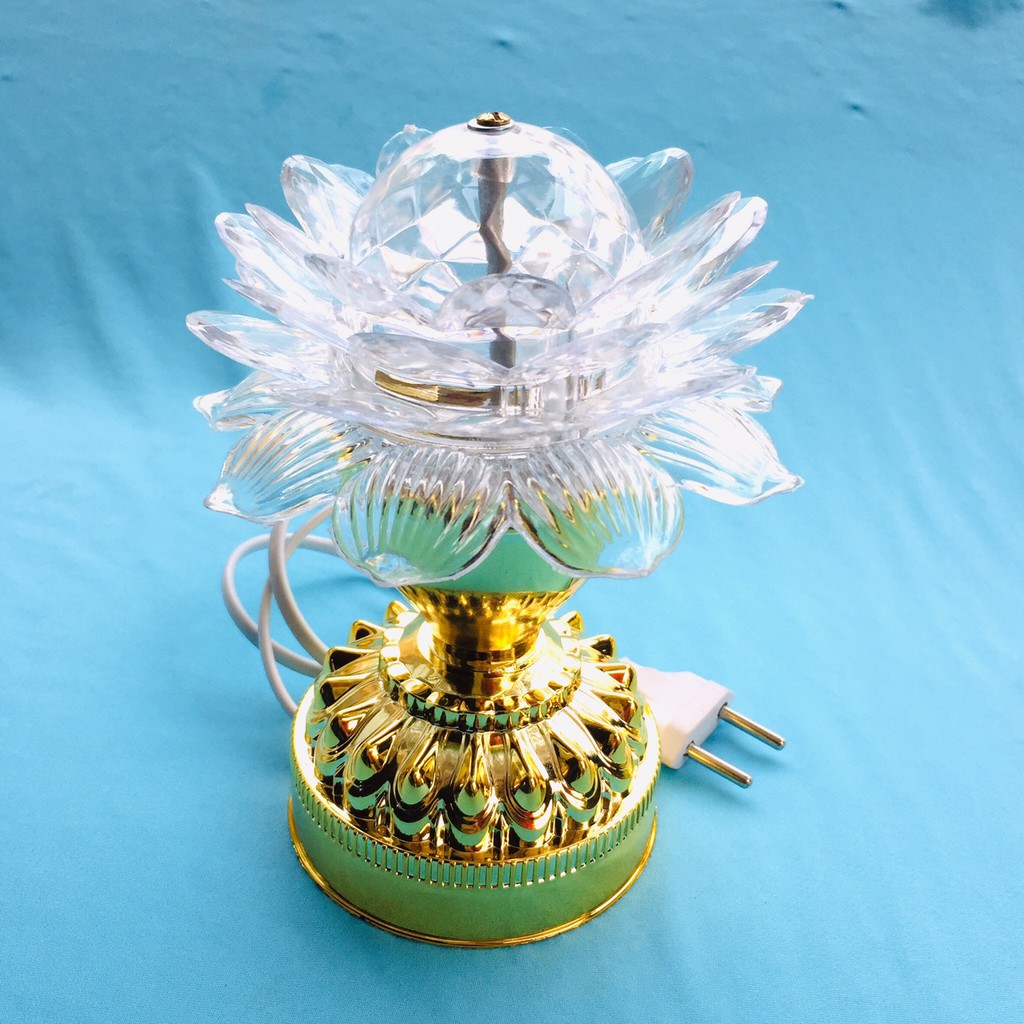 Đèn trang trí xoay hoa sen MB