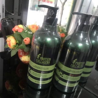 ❤️cặp dầu gội xả colagen princhic❤️ dầu gội xả siêu mềm mượt