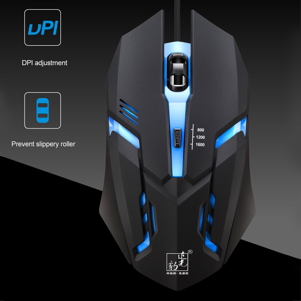 Chuột Gaming Hel + K2 Dpi, Có Đèn Led Nhiều Màu